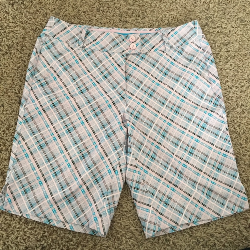 Callaway Plaid Golf Shorts